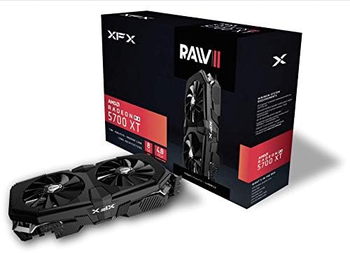 XFX RX 5700 XT RAW II 8GB GDDR6 1905MHz 3XDP HDMI PCI Express 4.0 Cartão gráfico RX-57XT8OFF6