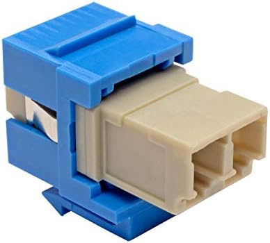 Tripp Lite Duplex Multimode Fiber Couplador, Keystone Jack, LC para LC, Blue