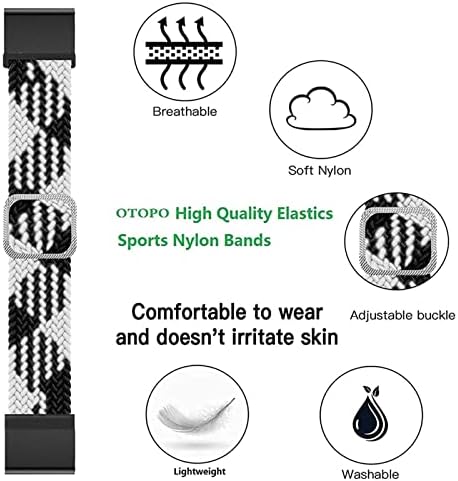 BRART 26 mm 22mm Sport Nylon Watchband Wristrap para Garmin Fenix ​​7 Fenix ​​7x Easy Fit Raplel Release