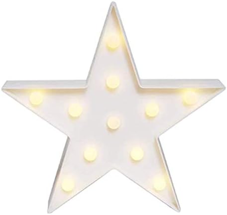 Z/Uma estrela fofa Luz noturna LED, lâmpada de mesa decorativa LED movida a bateria, usada para festa de Natal e aniversário em um berçário de quarto bebê