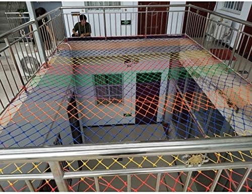 Yuwuxin Multi-Purpose Rope Balcony e Window Safety Net | Rede de segurança de 6x3m de tamanho grande | Rede