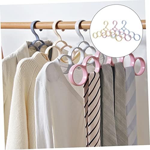 Zerodeko 3pcs Cabidores de cachecol de cachecol de seda 3pcs para cabides de gravata de gravata Acessório de calças multifuncionais do armário do armário de armário de gravata cabide masculino