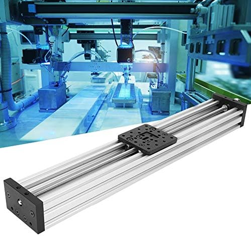 Slide de parafuso deslizante Tabela linear de alumínio LEVILO 3D Máquina de gravação de impressora Cíder de 2 mm preto/prata