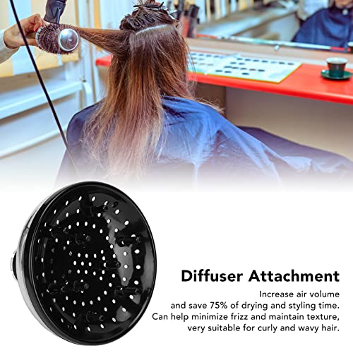 A fixação universal do difusor do secador de cabelo, difusor de secador de cabelo Profissional portátil para