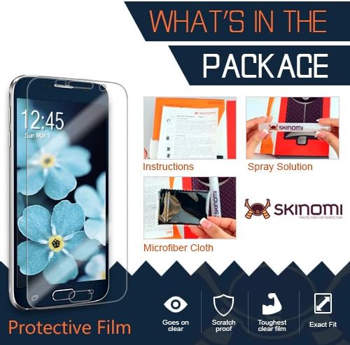 Protetor de tela Skinomi Compatível com Alcatel OneTouch Pop Star 3G Clear Techskin TPU Anti-Bubble HD Film