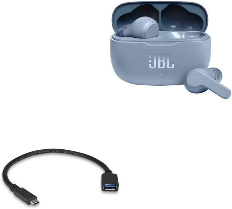 BOXWAVE CABO COMPATÍVEL COM JBL VIBE 200 TWS - Adaptador de expansão USB, adicione hardware conectado USB ao seu telefone para JBL Vibe 200 TWS