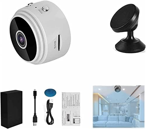 TGMall Zone Flex Camera, Zone Flex Mini Wireless Camera, Mini 1080p Câmera de Segurança Magnética