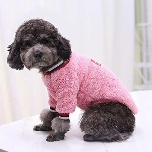 Flanela Classic Pet Puppy Puppy Sweater para cães pequenos Coupas de cachorro de inverno Cão macio suéter de