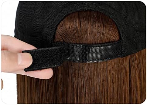 Htklcz sytético Capinho de cabelo curto sytéticos peruca para mulheres preto marrom de alta temperatura a onda de