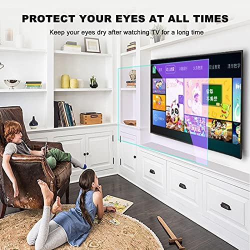 Kelunis Anti Glare Screen Protetores de tela Anti -Blue Light Film para TV Smart 4K Android PC Linux, alivie a linhagem ocular e sono melhor, 65