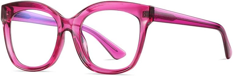 Óculos de leitura quadrada de resio para mulheres de grandes dimensões de gatos leitores feitos à mão rosa