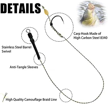 Seaowl Carp Fishing Hair Plata