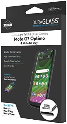 Protetor de tela de vidro temperado Writeright para Moto G7 Optimo & Moto G7 Play