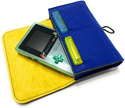 MRGC Feel Soft Case Bathing Bag para Nintendo GBA / GBC / GBP, ANBERNIC RG351V, Retroid Pocket 1 - Caixa de viagem portátil, bolsa de proteção para console de jogo retrô portátil