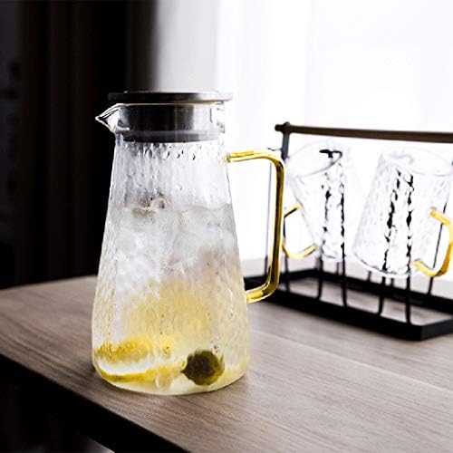 Jarro de vidro doméstica suco de vidro aquecido jarro de alta temperatura chaleira fria grande