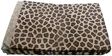 N'ICEPackaging 50 Qtd 6 x 9 Cheetah leopard Prinha sacos de presente planos de papel simples ou sacos decorativos