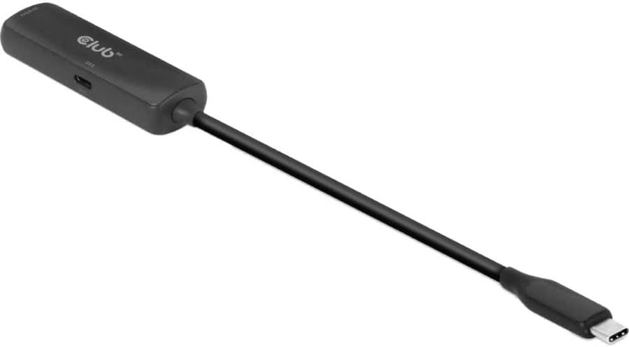 Clube 3D USB Gen2 Tipo-C para HDMI 8K60Hz ou 4K120Hz HDR10+ com DSC1.2 com entrega de energia 3.0 Adaptador