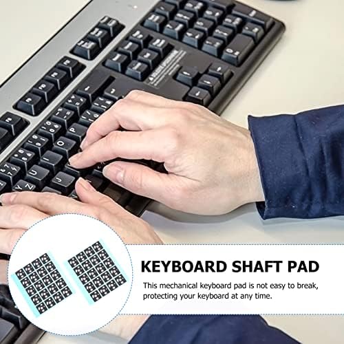 Teclado de teclado solustre 6 folhas interruptores de choques swappable hot-swappable à prova de choque-