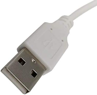Dzzydzr 3 pcs Extensão Cabo USB a DC - 5V USB 2.0 Porta Male para DC 5V L Male 3,5 mm x 1,35 mm