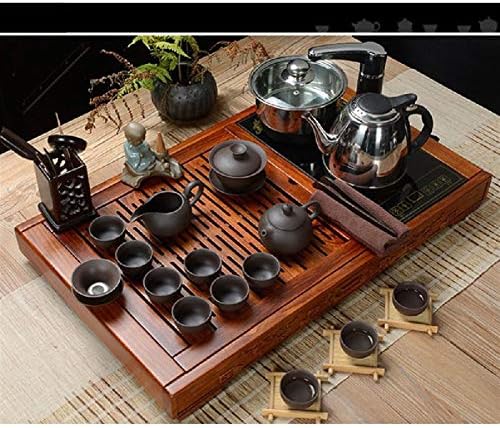Bandeja de chá Bandeja de porção de chá para chinês Gongfu Cerimônia de chá Kung Fu Conjunto de chá