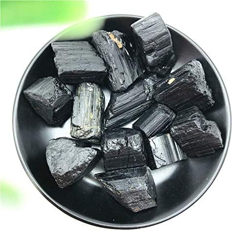 Shitou22231 100g Natural Black Tourmaline Crystal Pedra
