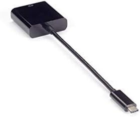 Adaptador de vídeo da caixa preta dongle, USB 3.1 tipo C masculino para DVI-D fêmea