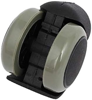 X-Dree Market Carrinho Double Wheels Ring Ring Ring Rotatable Casters giratórios 2 '' dia 2pcs