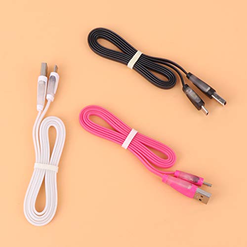 3PCS Phone Charging Charging Color Glow USB Data Cable Compatível para Android Mobile Phone Phone Cell