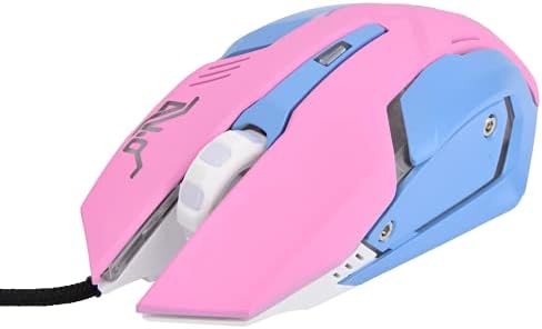 mouse de jogos rosa ciciglow, ratos com fio ratos rosa ratos com fio mouse de jogos com fio