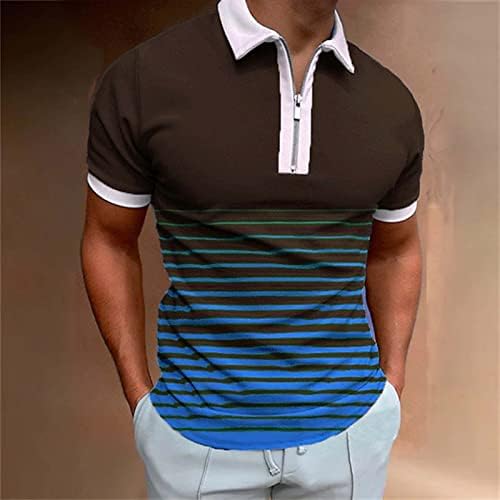 T-shirt tops para homens grandes e altos corantes de tie estampar algodão leve, pullover curto de
