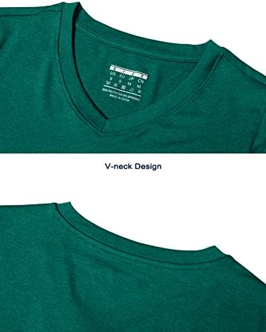 T-shirts femininos de Eklentson UPF 50+ Quick Dry Solid Color Athletic Workout Camisa de manga comprida