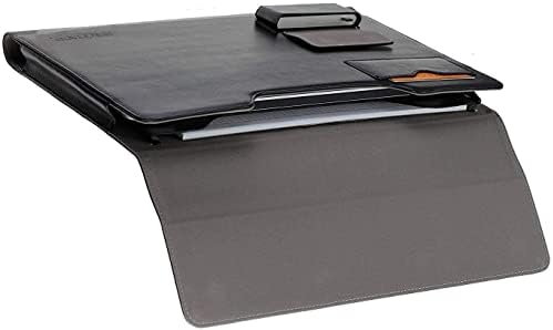 Broonel Black Leather Folio Case - Compatível com o laptop ASUS X515 15,6