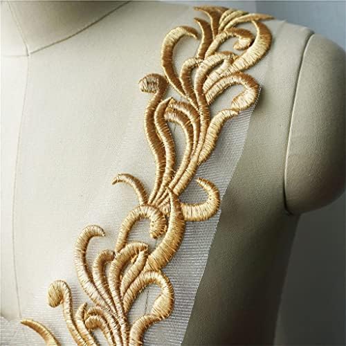 TJLSS LACE FIXER DO TABOLO Bordado Apliques de colarinho floral Mesh vintage costurar em remendos para vestido de noiva diy