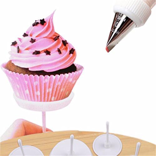 Preeyawadee 4pcs/set bolo cupcake stand Creme de gelo Decorating Tool Bolo Ferramentas de cozinha de unhas da agulha de flor