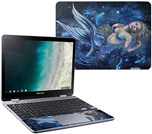 Mightyskins Skin Compatível com Samsung Chromebook Plus LTE - Starlight Swim | Tampa de vinil protetora, durável