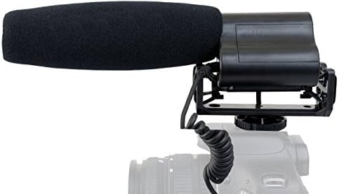 Microfone de espingarda de alta sensibilidade com e-mail e muff de vento morto para a Sony HDR-CX675
