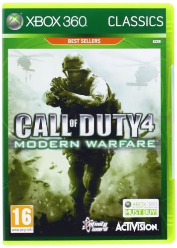 Call of Duty 4 Modern Warfare Xbox 360 Novo fábrica selada