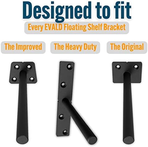 Kit Evald Dowel Jig para suporte de prateleira flutuante -1/2 polegadas x 9,8 polegadas de broca de