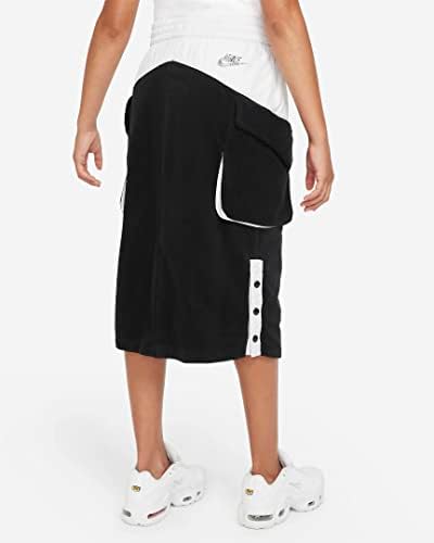 Nike Sportswear Big Kids 'Salia preta/branca/branca