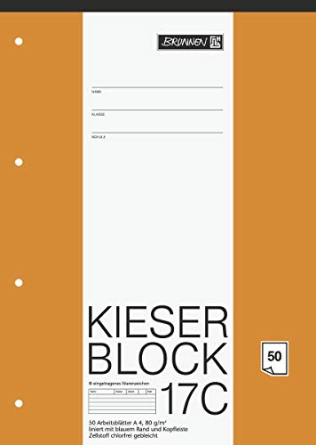 Baier Schneider e BriefPapierBlock KieserBlock A4 White