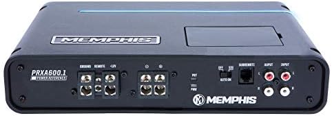 Memphis prxa600.1 Série de referência de energia amplificador de subwoofer mono e 2 Memphis Audio Prxs1024 10 ”Referência de energia Subwoofer Slim