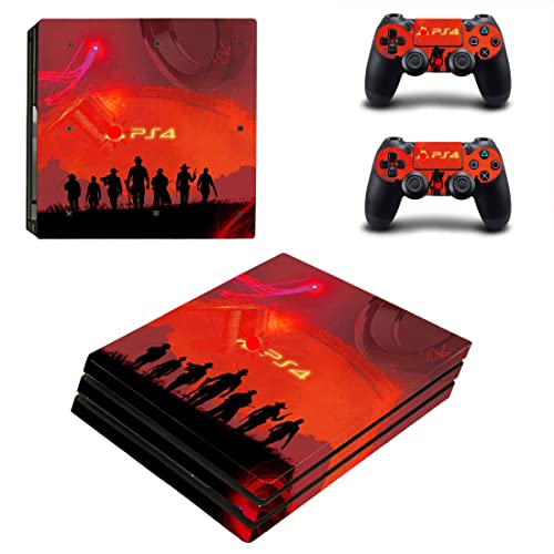Game Gred Deadf e Redemption PS4 ou PS5 Skin Skinper para PlayStation 4 ou 5 Console e 2 Controllers Decal Vinyl