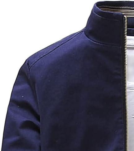 Jaqueta de algodão casual masculino Stand Militar Stand Collar Outdoor Windbreaker