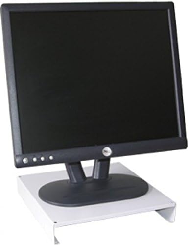 Mestre 21202 Riser de monitor de aço empilhável 2 polegadas, 11 7/8 x 11 7/8d, Pearl Gray