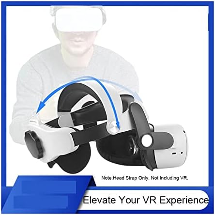 Compatível para Oculus Quest 2 VR Acessórios Headset Viap Strap on Capacette Compatível para