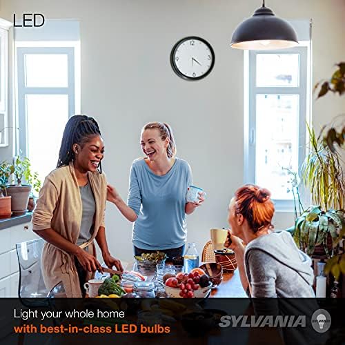 Lâmpada LED de Sylvania, 60W equivalente A19, eficiente 8,5W, base bi -pino GU24, acabamento fosco, 800 lúmens,