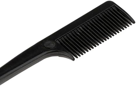Ukd lindo 7 polegadas lison lindamente o cabelo de gel com borda natural look polish hair ferramenta dupla pincel de pente de cabelo - preto, 17,6 cm durável e útilpulabo