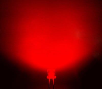200pcs x vermelho supe brilhante 3mm led de 3 mm de 3 mm de luz vermelha