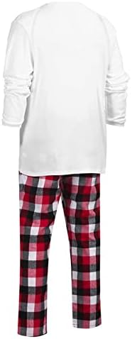 Diyago Family Pijamas Calças combinando, camiseta de manga longa de Natal e calças de férias