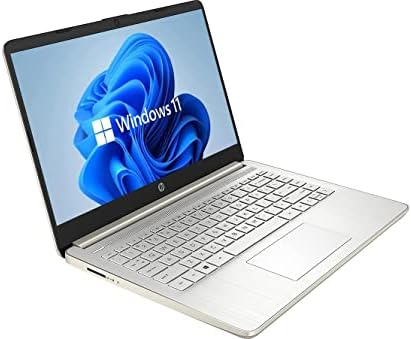 O mais novo laptop HP 14 , principal, Windows 11 OS, processador de núcleo duplo AMD até 2,60